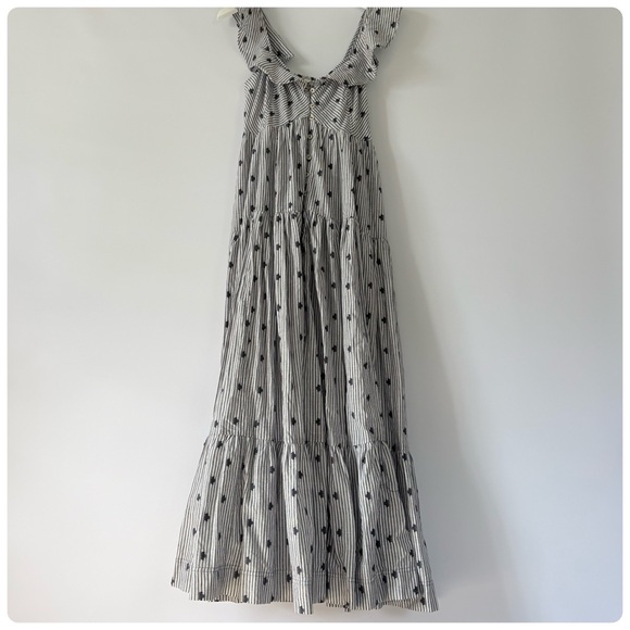 NWT Anthropologie Pilcro Flutter-Sleeve Tiered Midi Dress, S - Picture 10 of 16